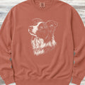 Border Collie Loyalty Sweatshirt - Terracotta