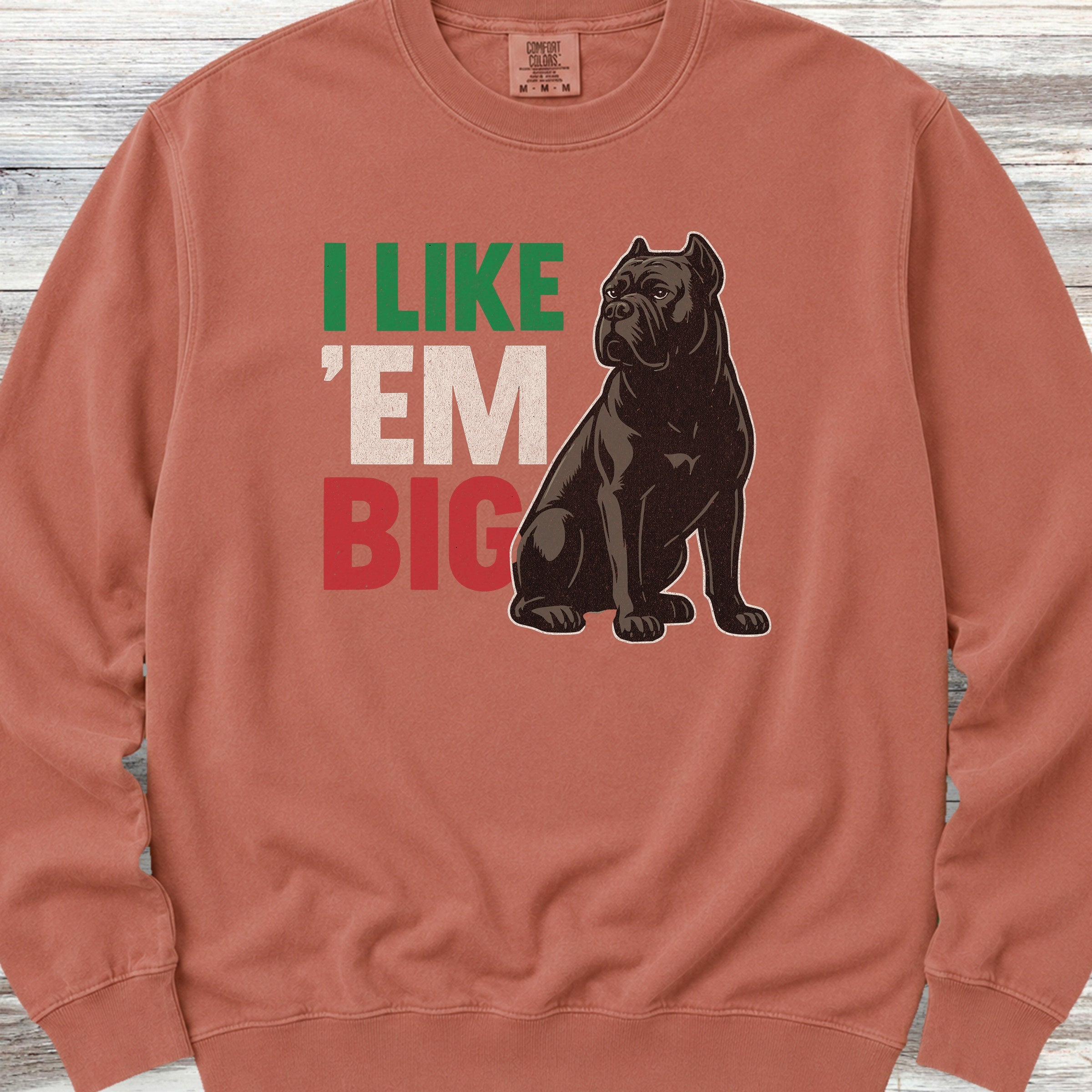 Cane Corso Big Sweatshirt - Terracotta