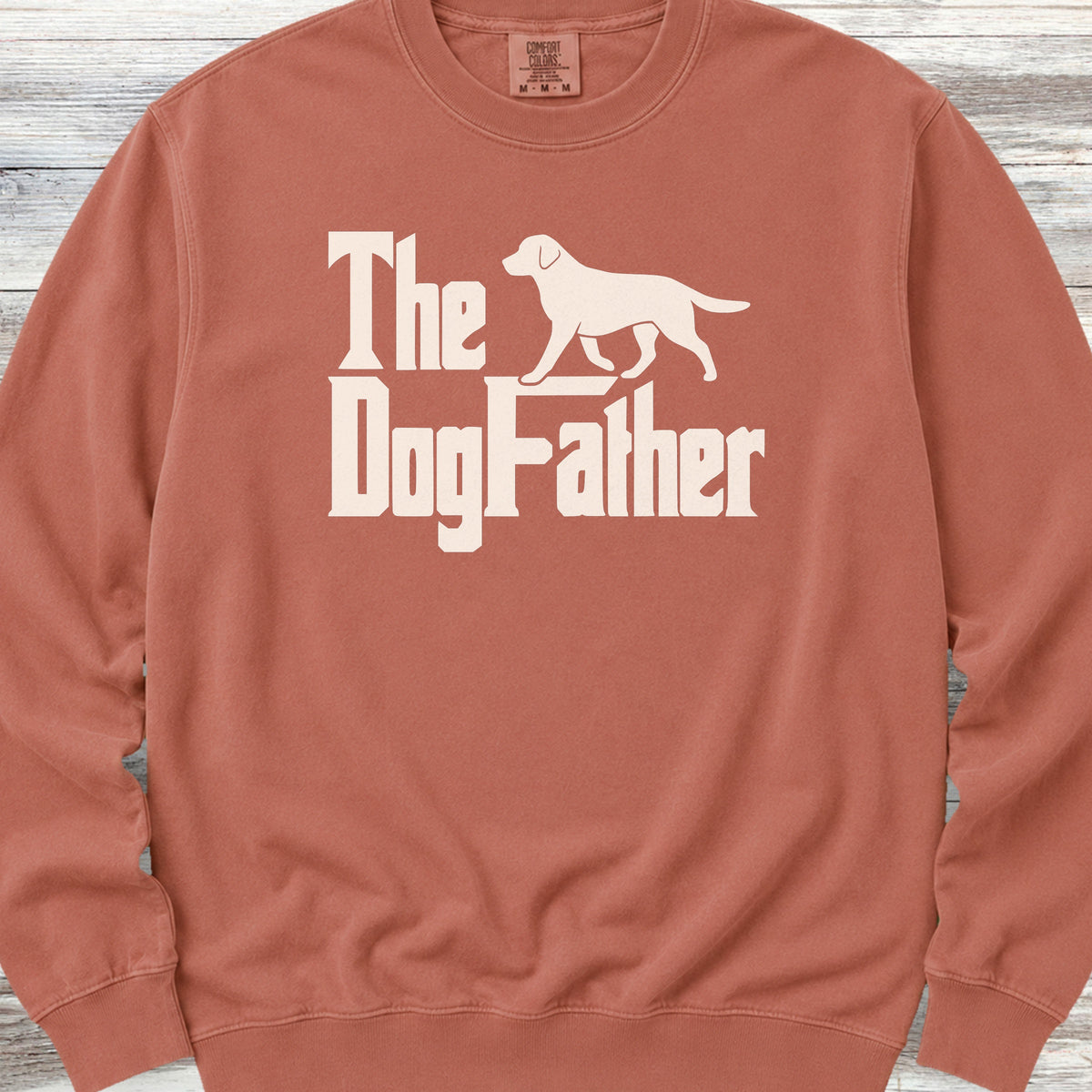 Labrador Retriever Dog Father Sweatshirt - Terracotta