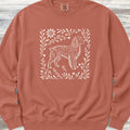 Boykin Spaniel Linocut Sweatshirt - Terracotta