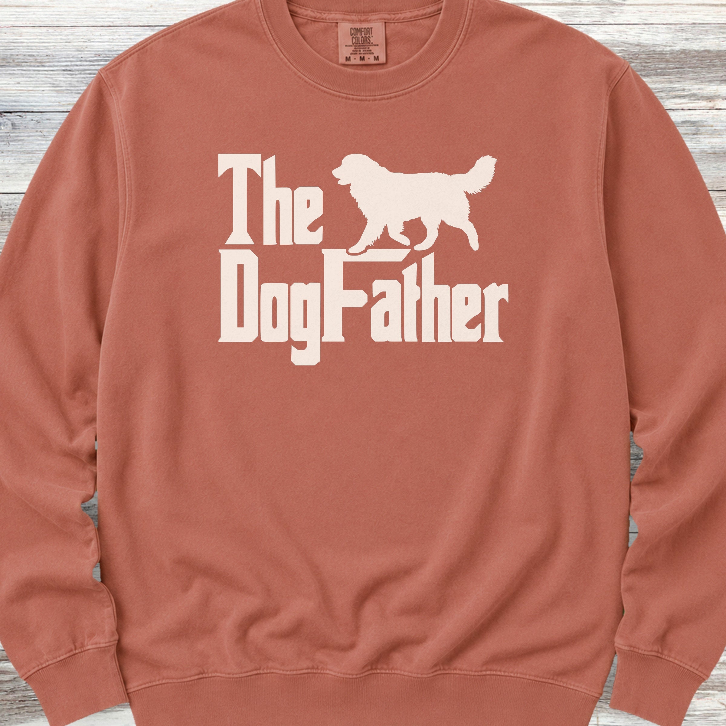Bernese Mountain Dog Father Sweatshirt - Terracotta