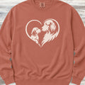 Irish Setter Heart Bond Sweatshirt - Terracotta