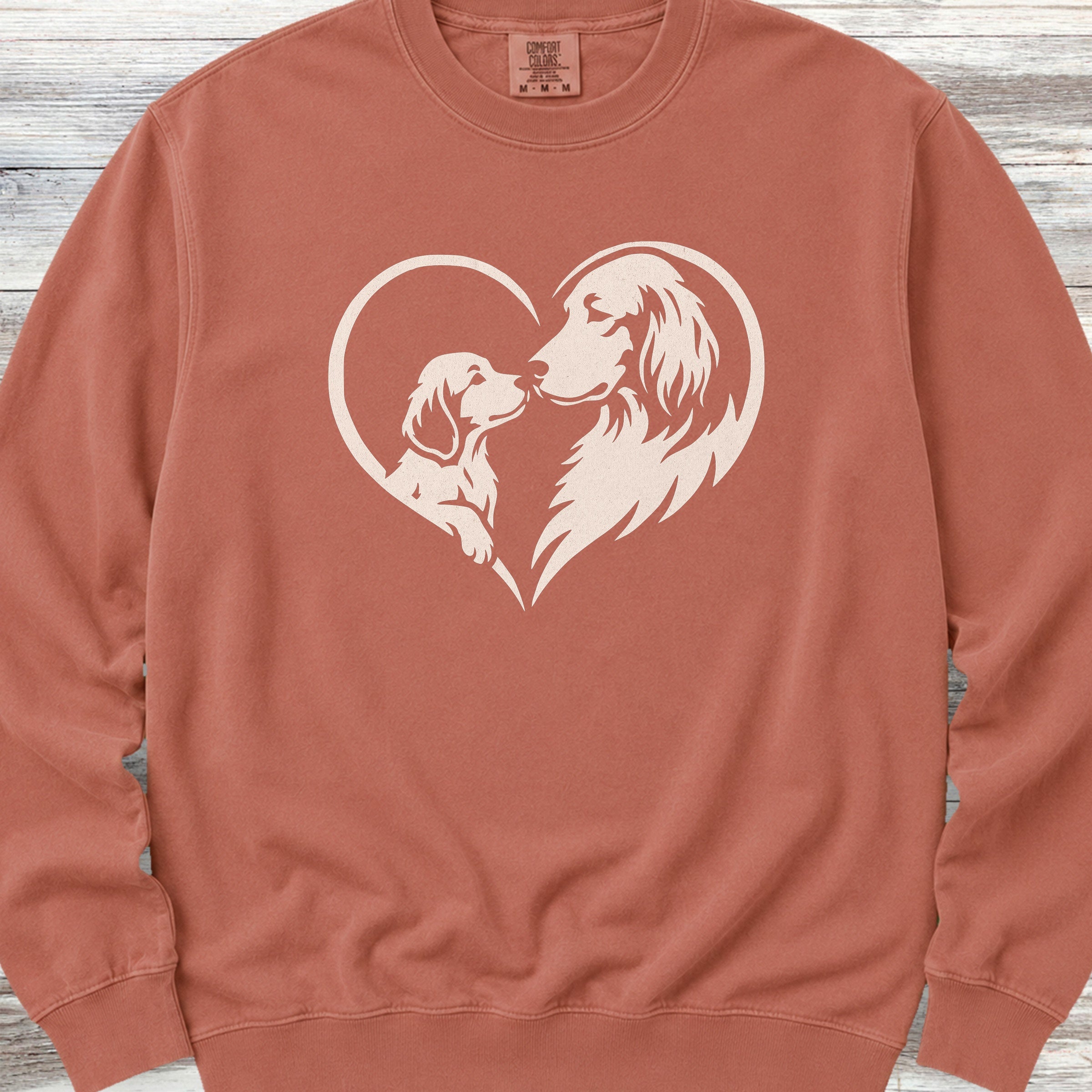 Irish Setter Heart Bond Sweatshirt - Terracotta