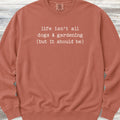 Dogs & Gardening Sweatshirt - Terracotta