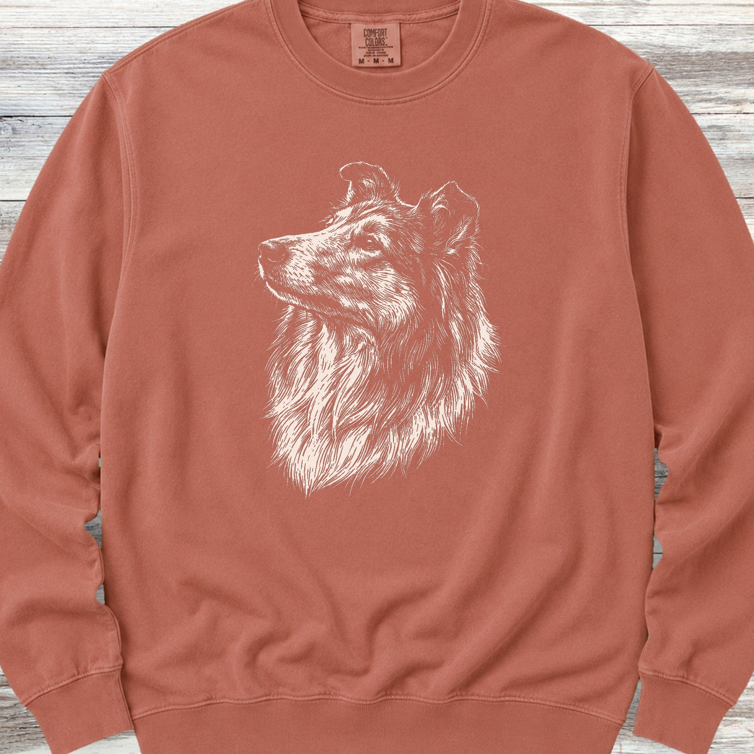 Rough Collie Loyalty Sweatshirt - Terracotta