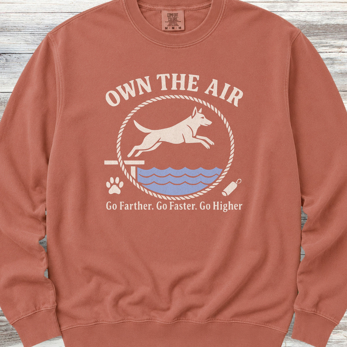 Belgian Malinois Own The Air Sweatshirt - Terracotta
