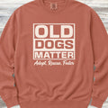 Old Dogs Matter Sweatshirt - Terracotta