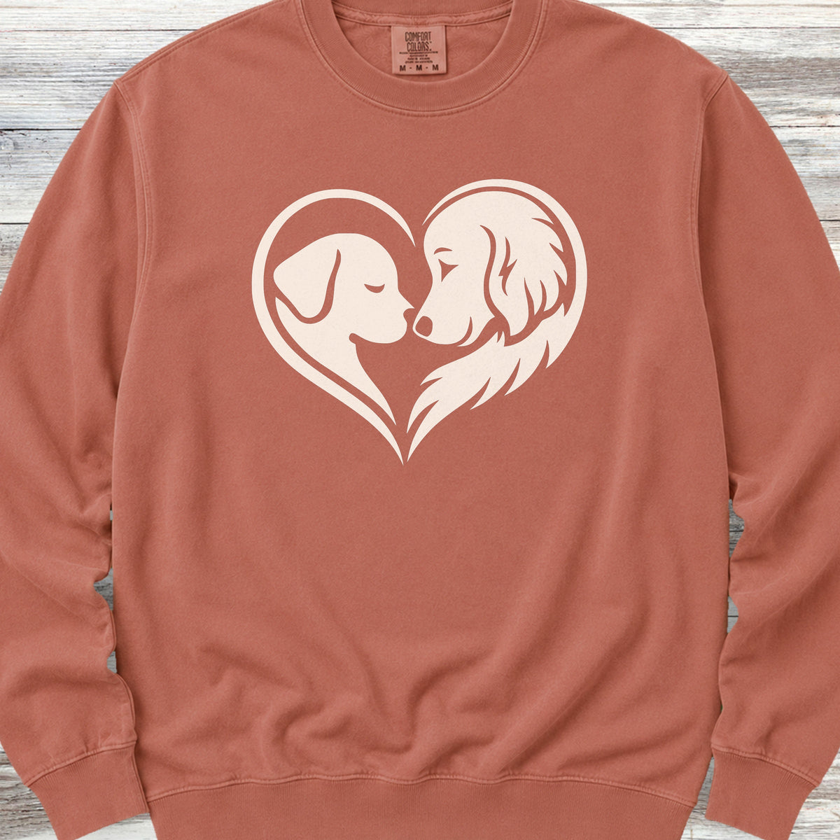 Dog Wear Studio Logo Sweatshirt - Terracotta