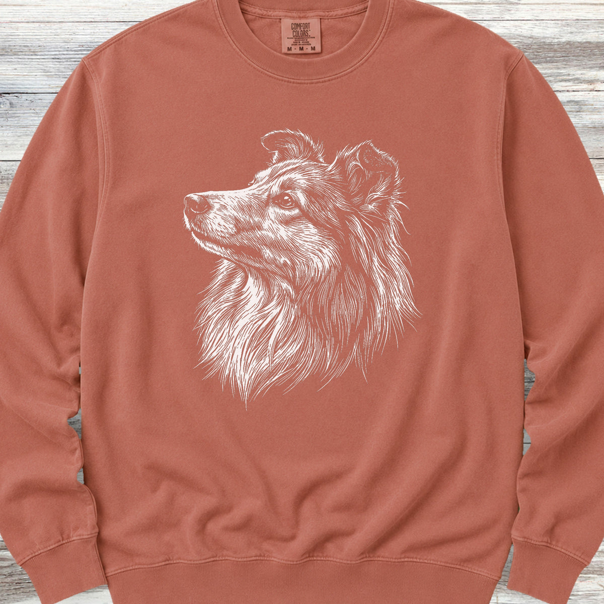 Shetland Sheepdog Loyalty Sweatshirt - Terracotta