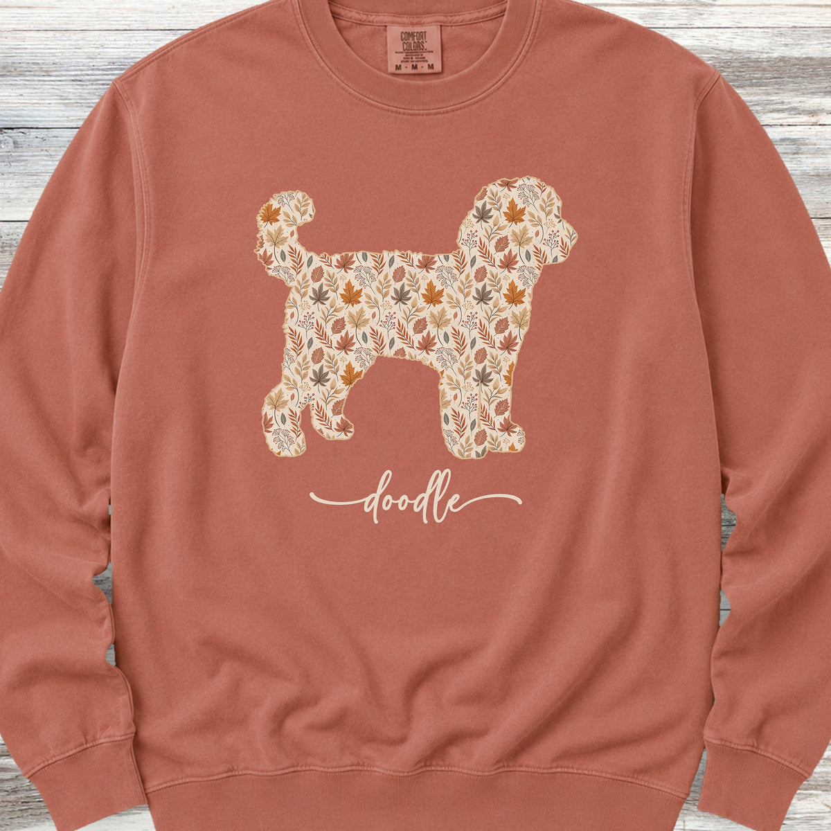 Doodle Fall Sweatshirt - Terracotta