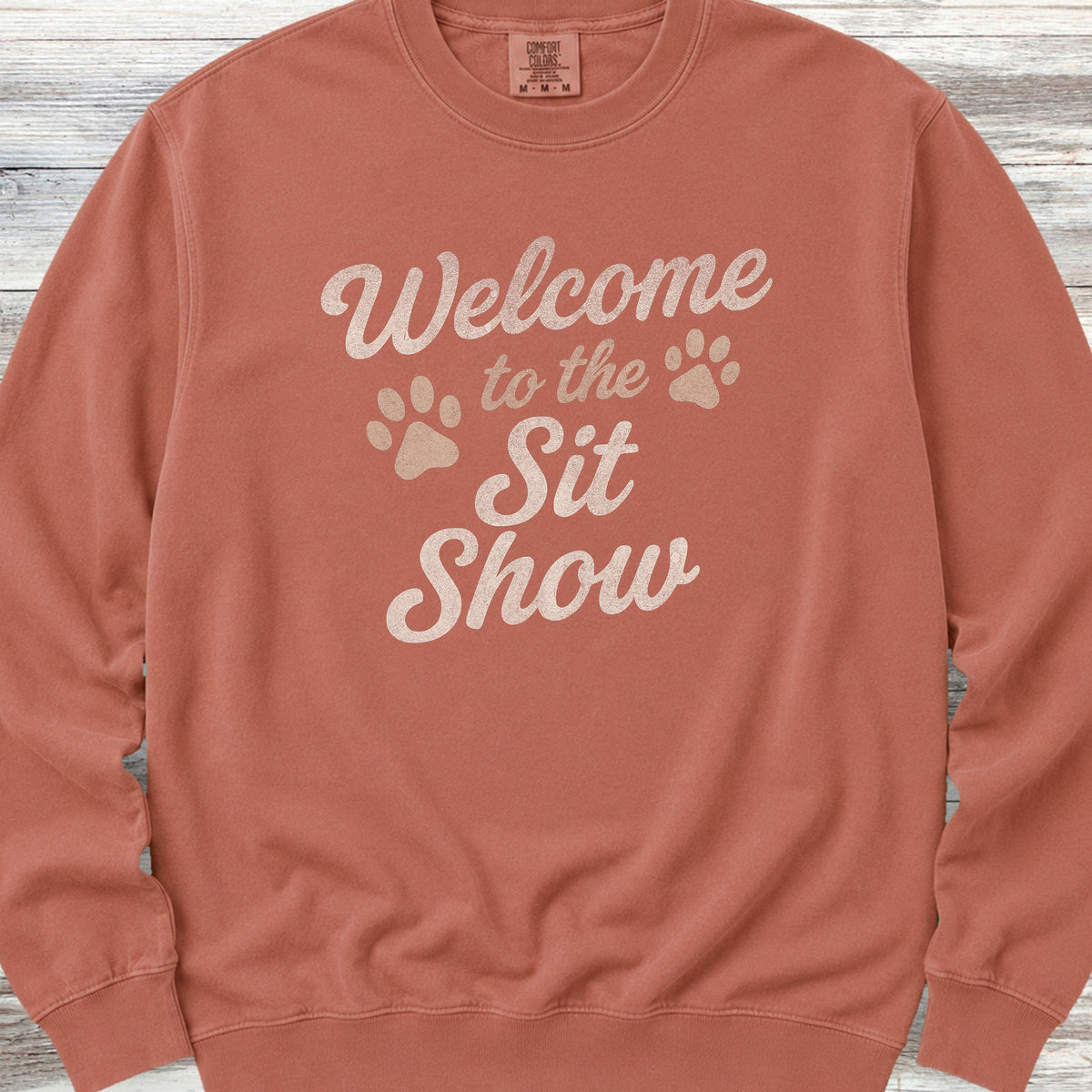 Sit Show Sweatshirt - Terracotta