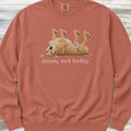 Greyhound Nope Sweatshirt - Terracotta