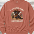 Dachshund Cowboy Friends Sweatshirt - Terracotta
