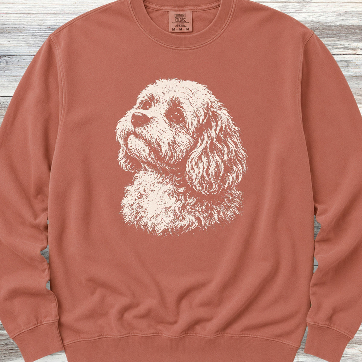 Cavapoo Loyalty Sweatshirt - Terracotta