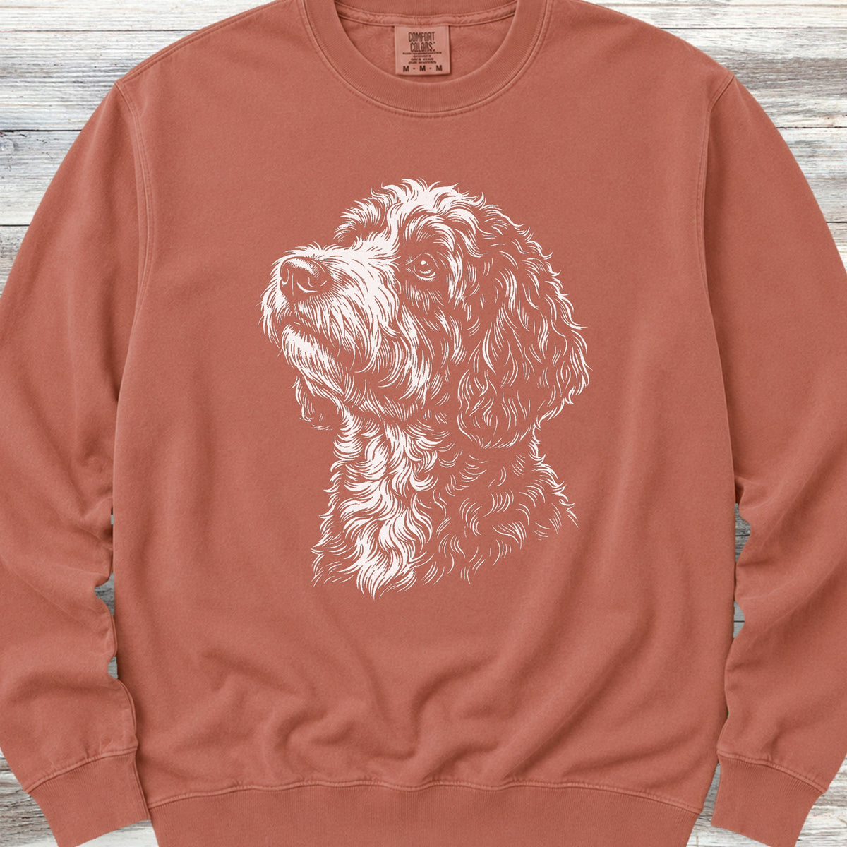Bernedoodle Loyalty Sweatshirt - Terracotta