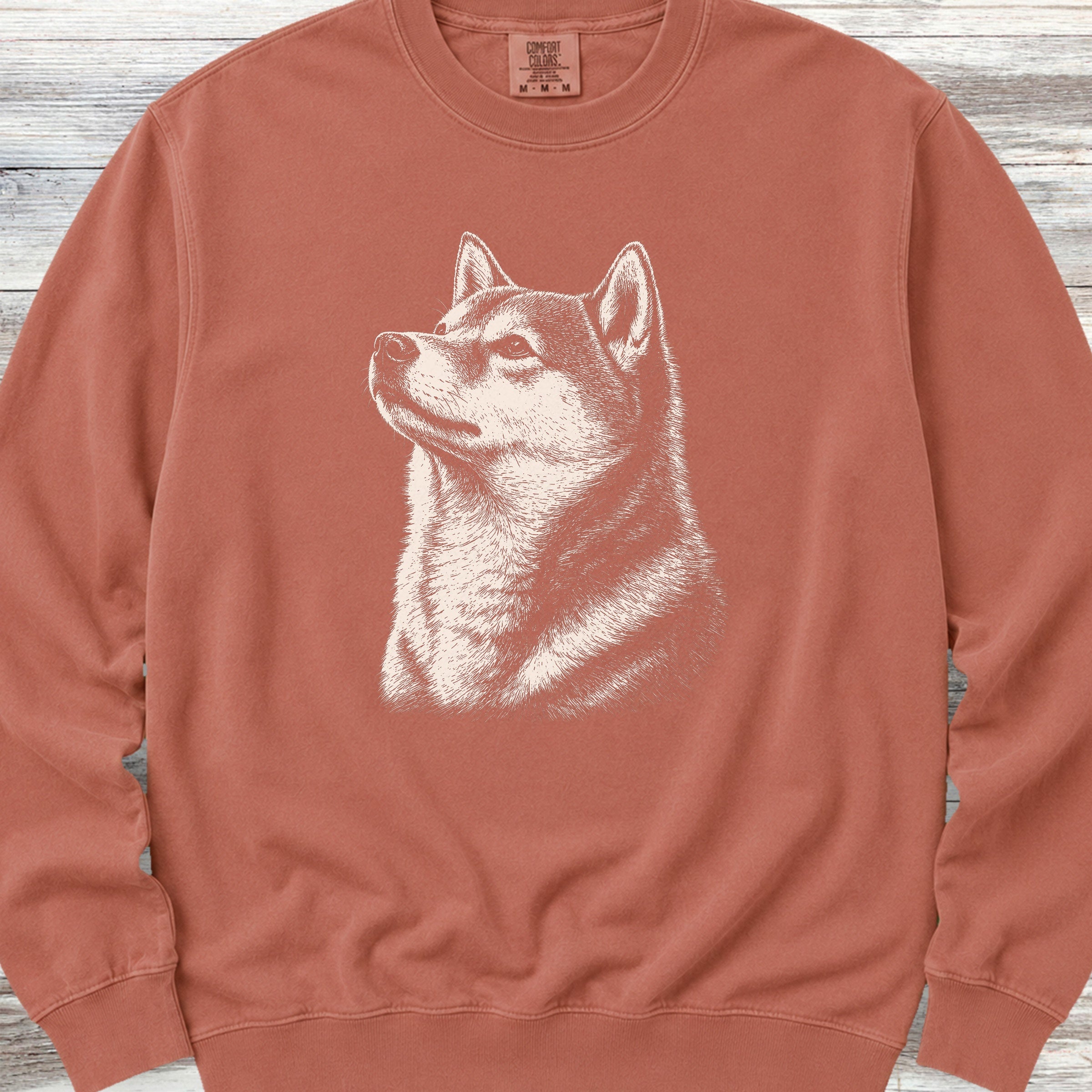 Shiba Inu Loyalty Sweatshirt - Terracotta