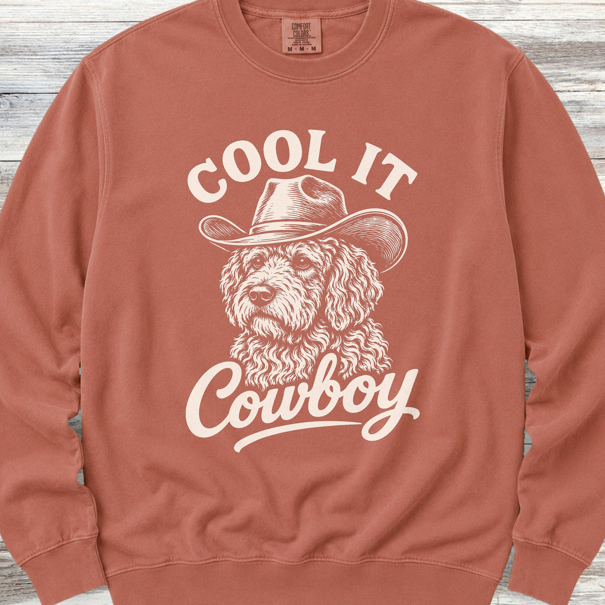 Labradoodle Cool It Sweatshirt - Terracotta