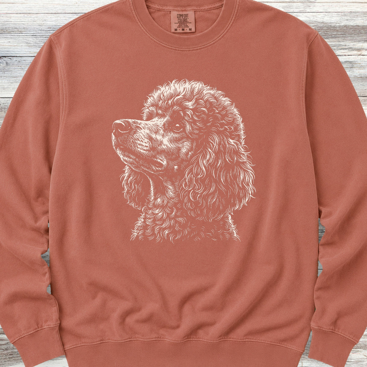 Poodle Loyalty Sweatshirt - Terracotta