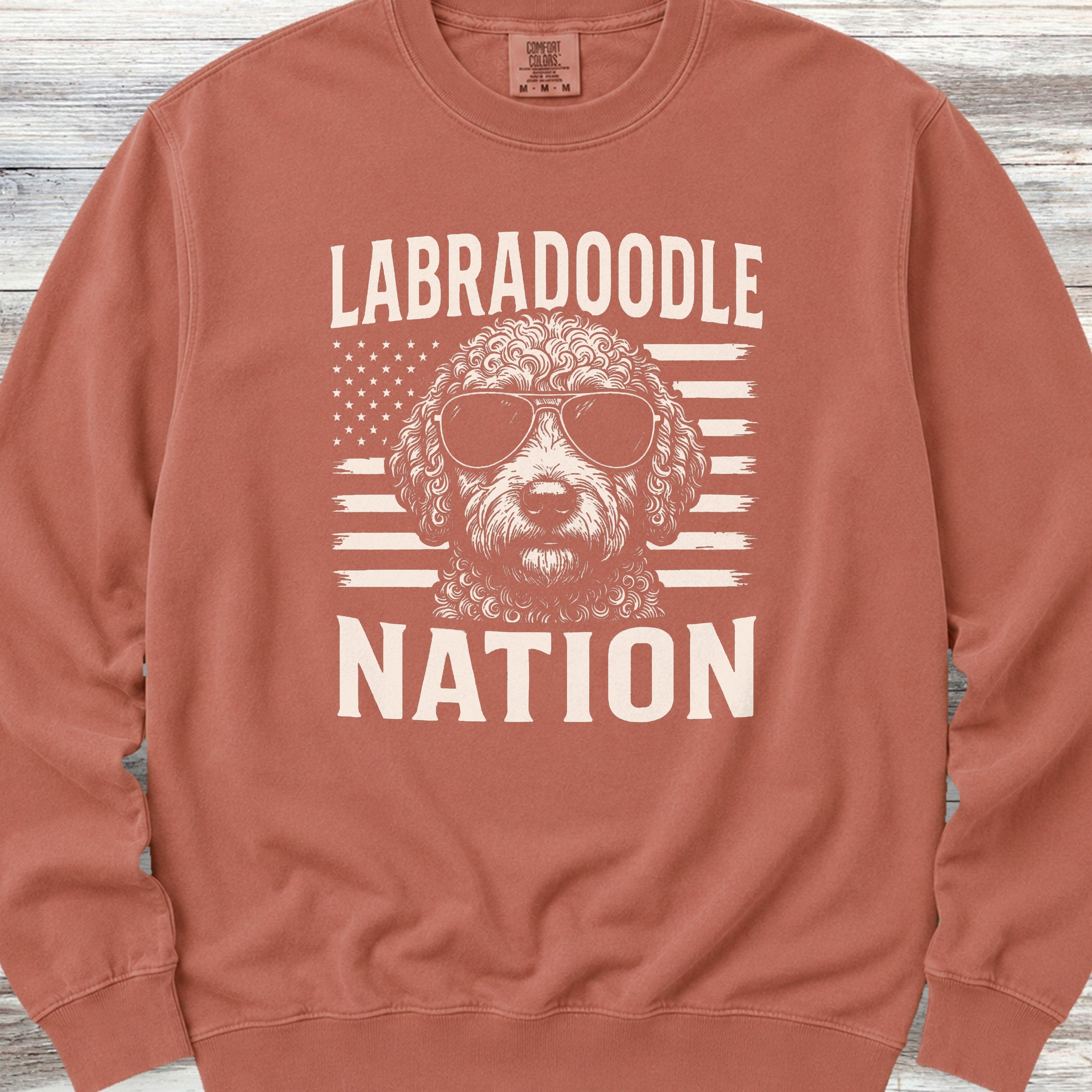 Labradoodle Nation Sweatshirt - Terracotta
