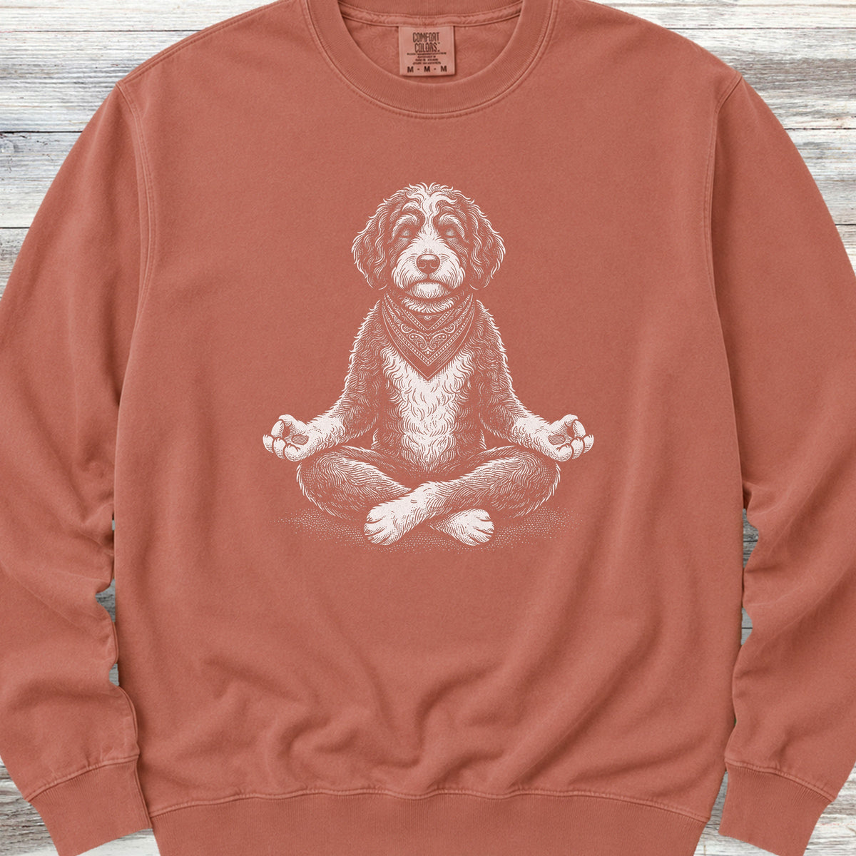 Bernedoodle Still Waters Sweatshirt - Terracotta