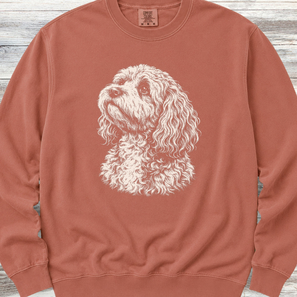 Cockapoo Loyalty Sweatshirt - Terracotta