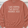 Basset Hound Normal Sweatshirt - Terracotta
