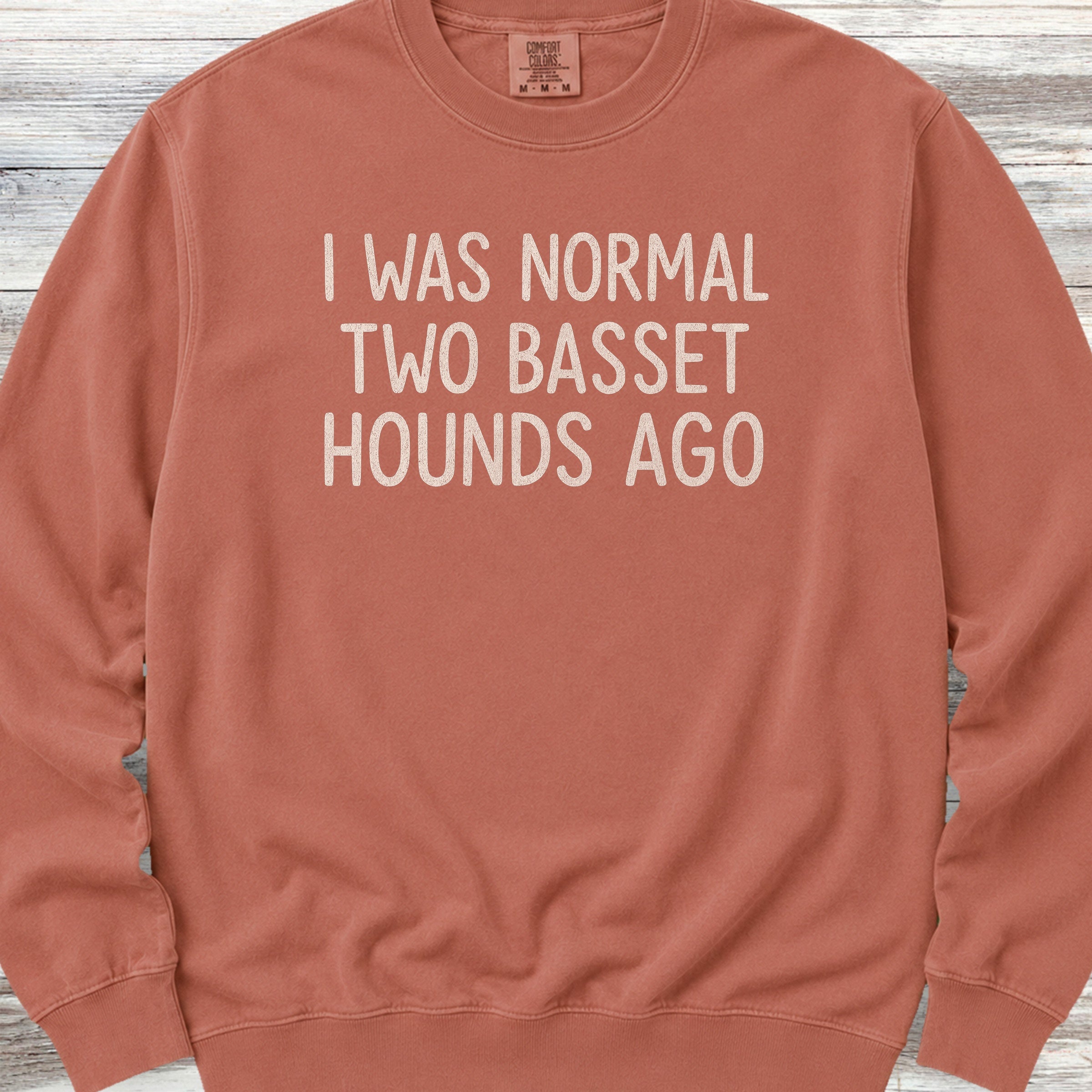 Basset Hound Normal Sweatshirt - Terracotta
