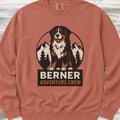 Bernese Mountain Dog Adventure Crew Sweatshirt - Terracotta