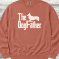 Corgi Dog Father Sweatshirt - Terracotta
