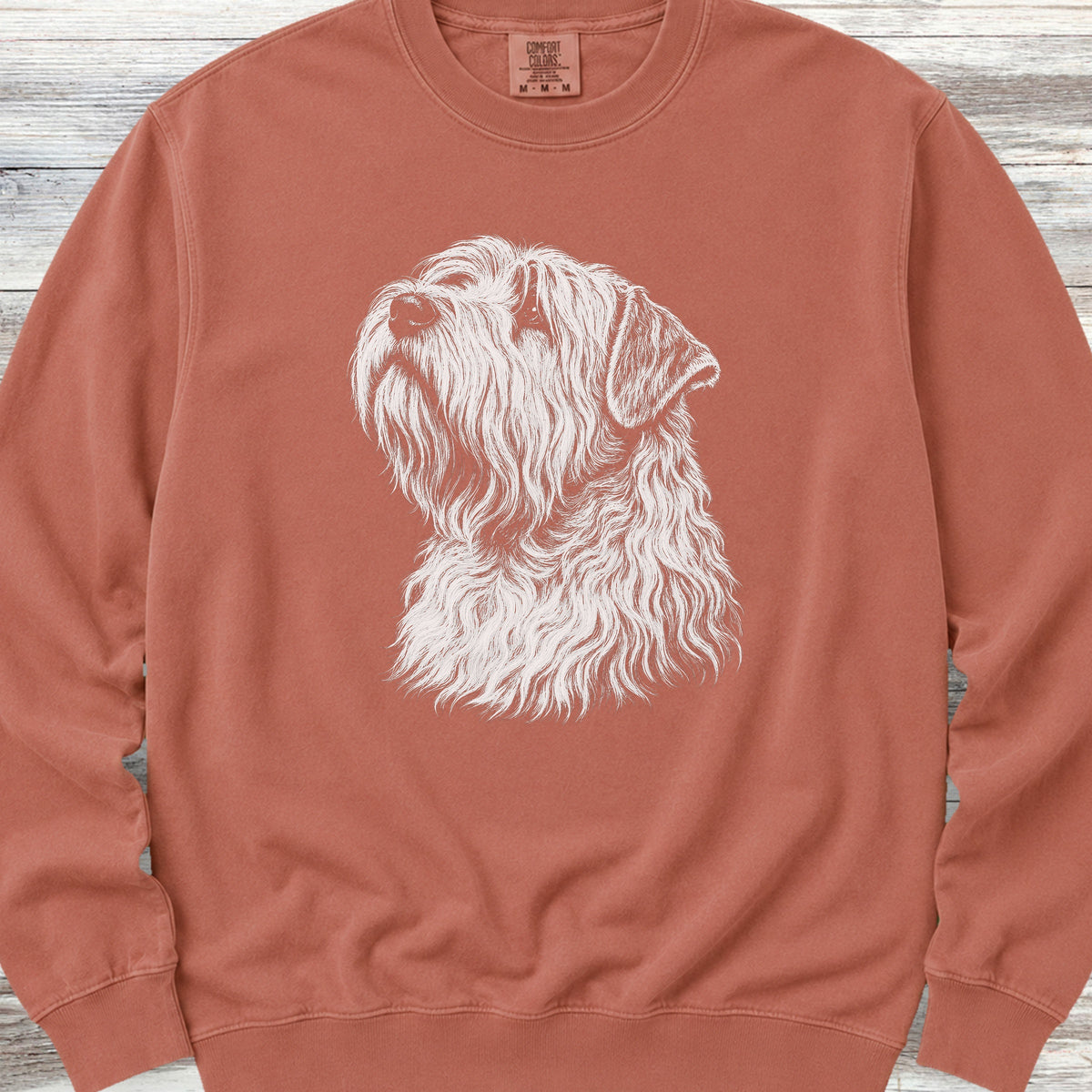 Wheaten Terrier Loyalty Sweatshirt - Terracotta