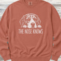 Beagle Nose Knows Sweatshirt - Terracotta