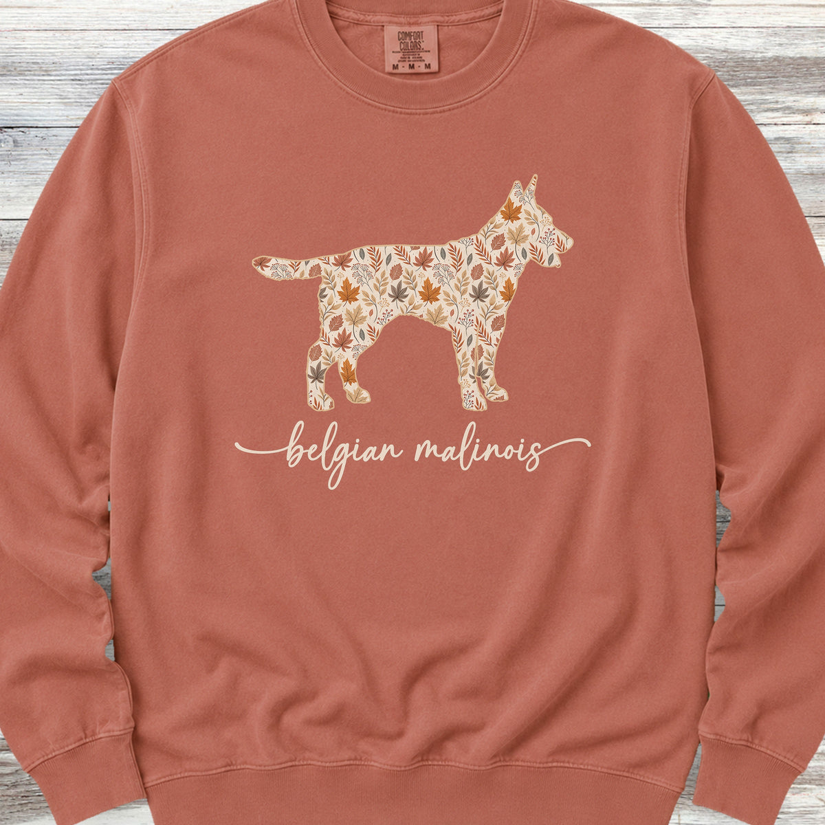 Belgian Malinois Fall Sweatshirt - Terracotta