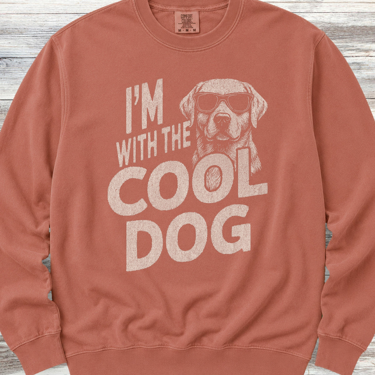 Labrador Retriever Cool Dog Sweatshirt - Terracotta