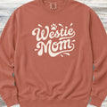 West Highland Groovy Mom Sweatshirt - Terracotta