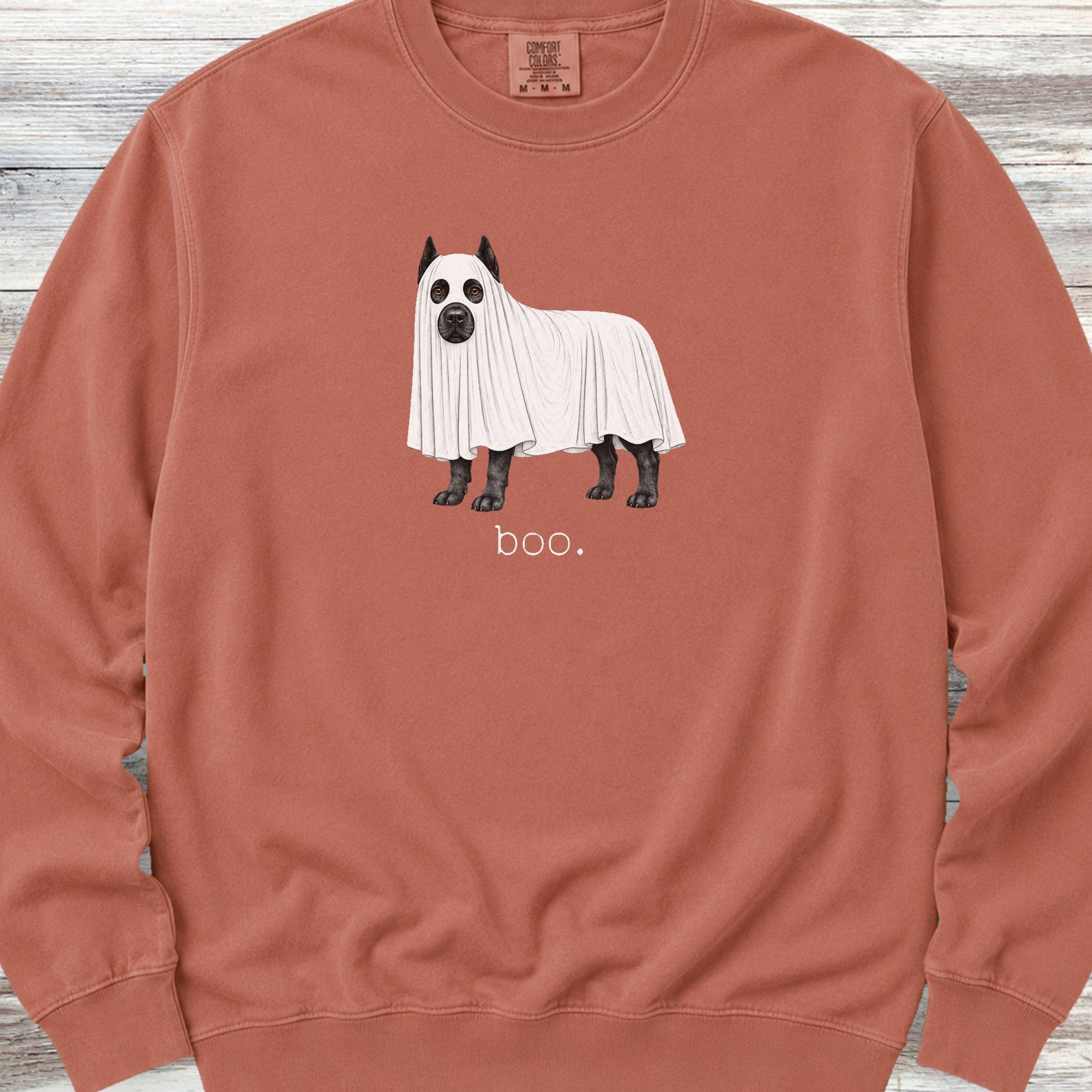 Cane Corso Boo Sweatshirt - Terracotta