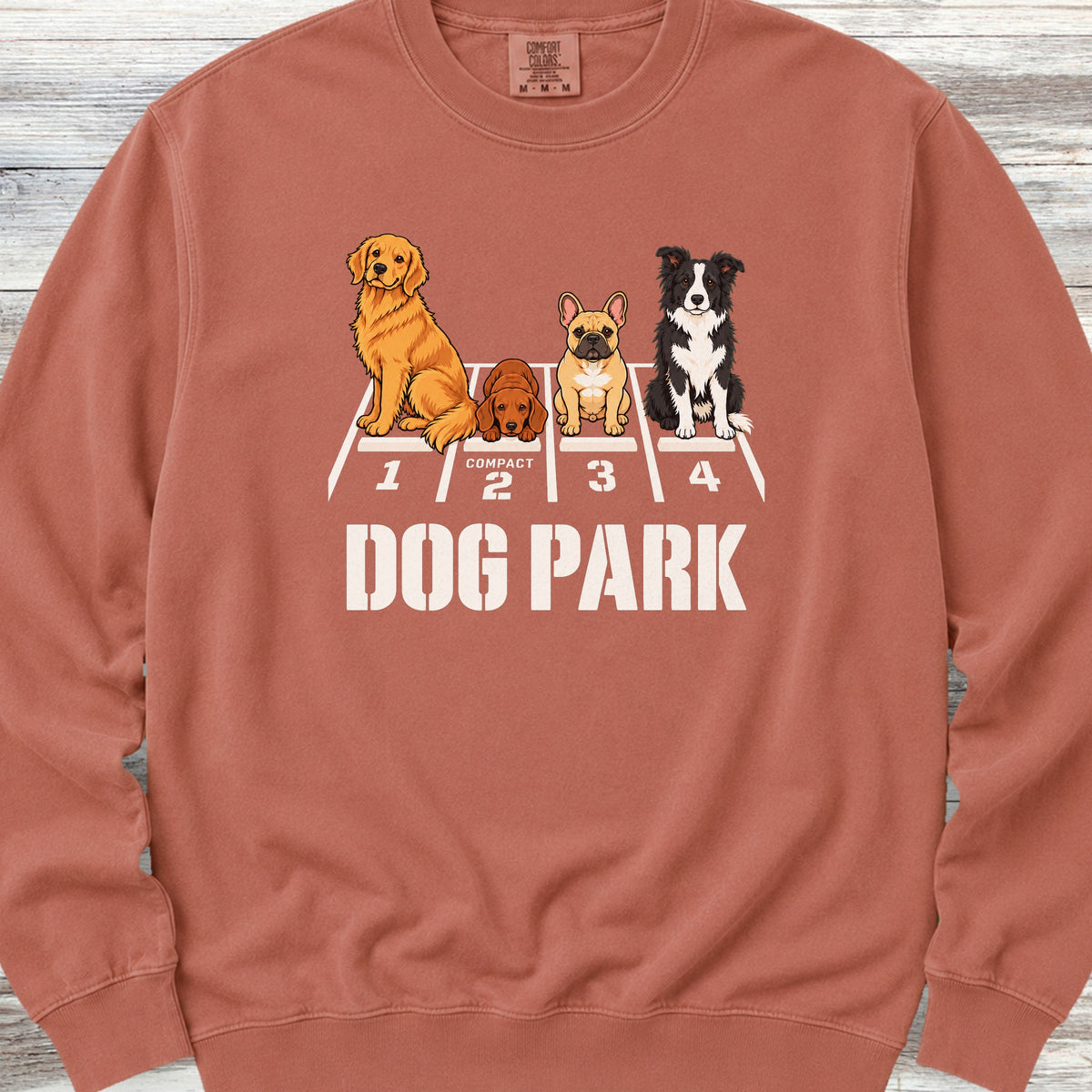 Dog Park Sweatshirt - Terracotta