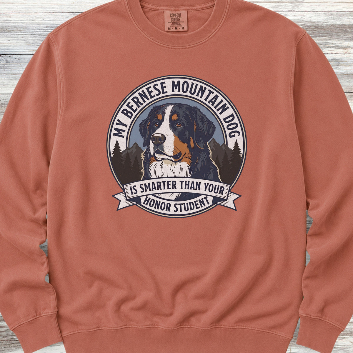 Bernese Mountain Dog Smart Sweatshirt - Terracotta