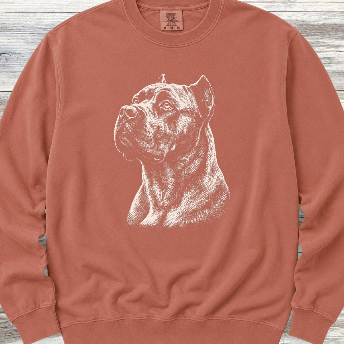 Cane Corso Loyalty Sweatshirt - Terracotta