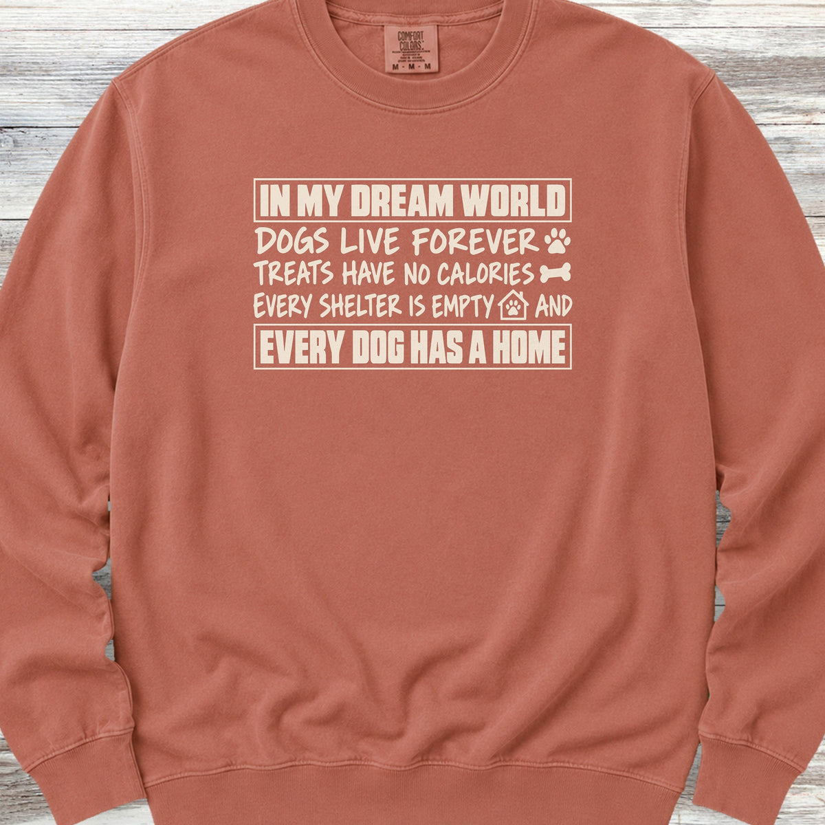 My Dream World Sweatshirt - Terracotta