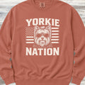 Yorkshire Terrier Nation Sweatshirt - Terracotta