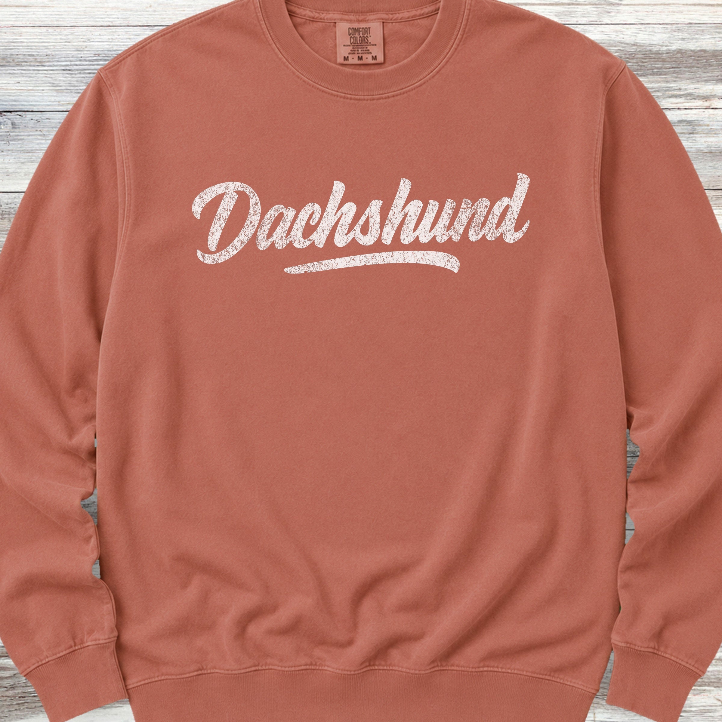 Dachshund Team Sweatshirt - Terracotta
