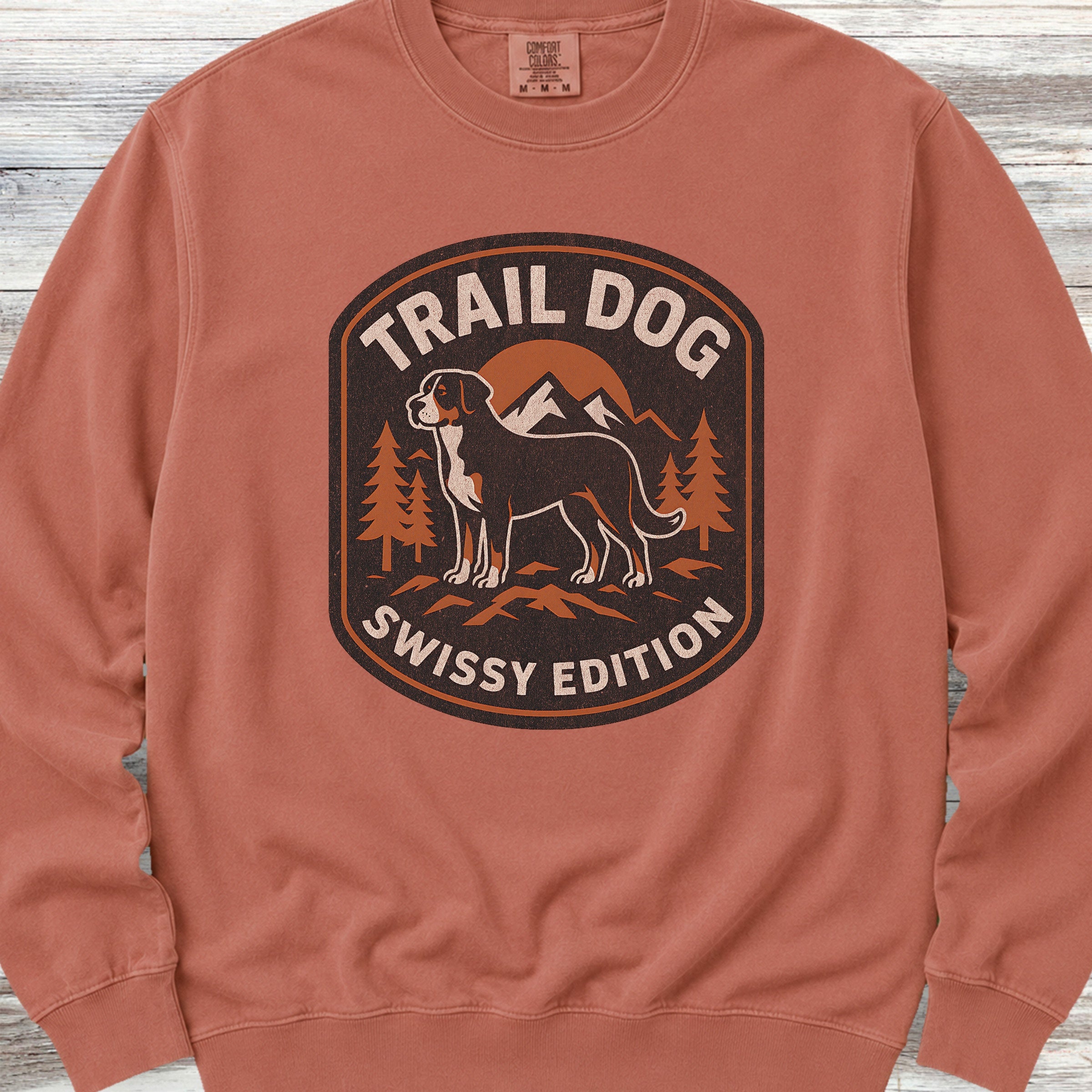 Swiss Mountain Dog Trail Dog Sweatshirt - Terracotta