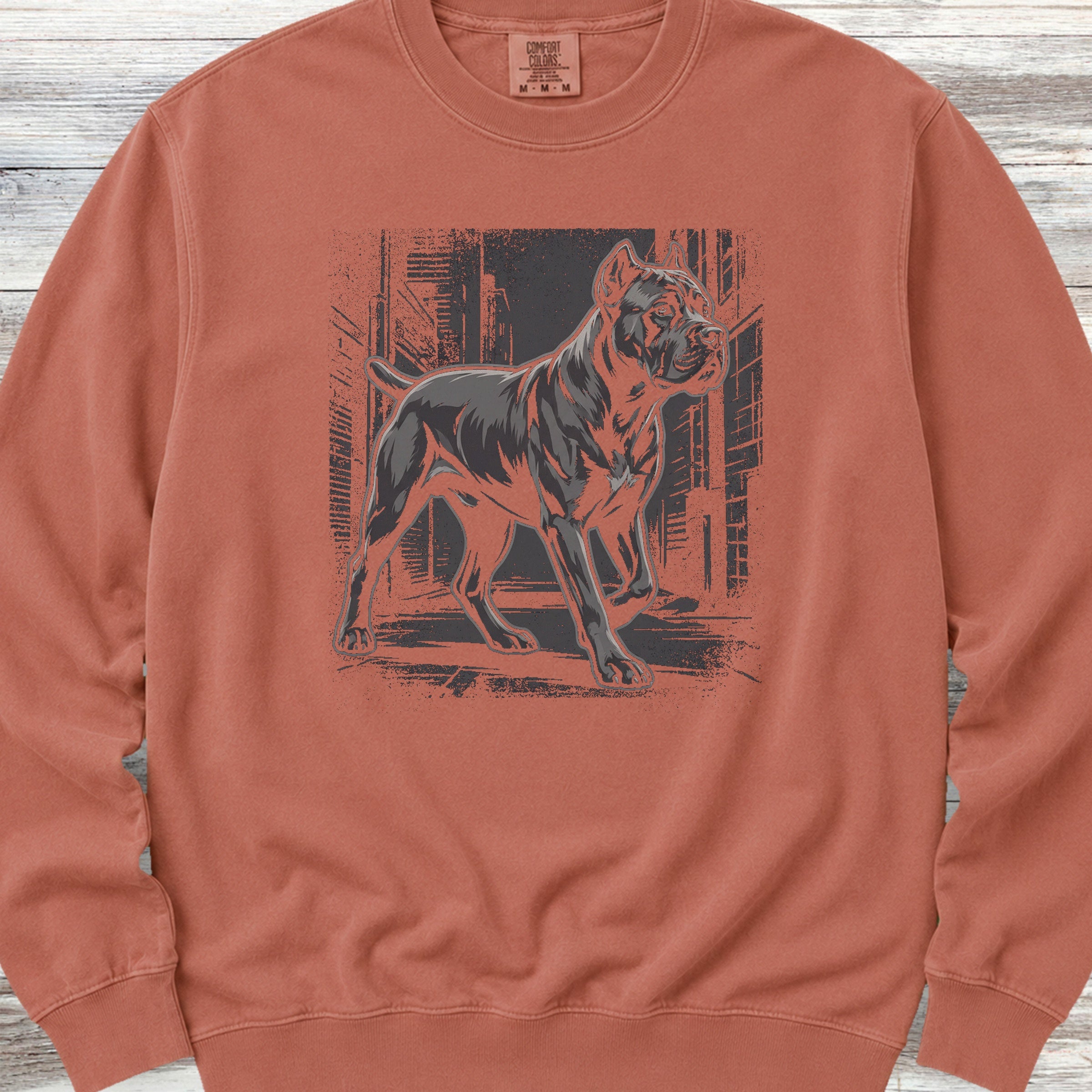 Cane Corso Street Sweatshirt - Terracotta