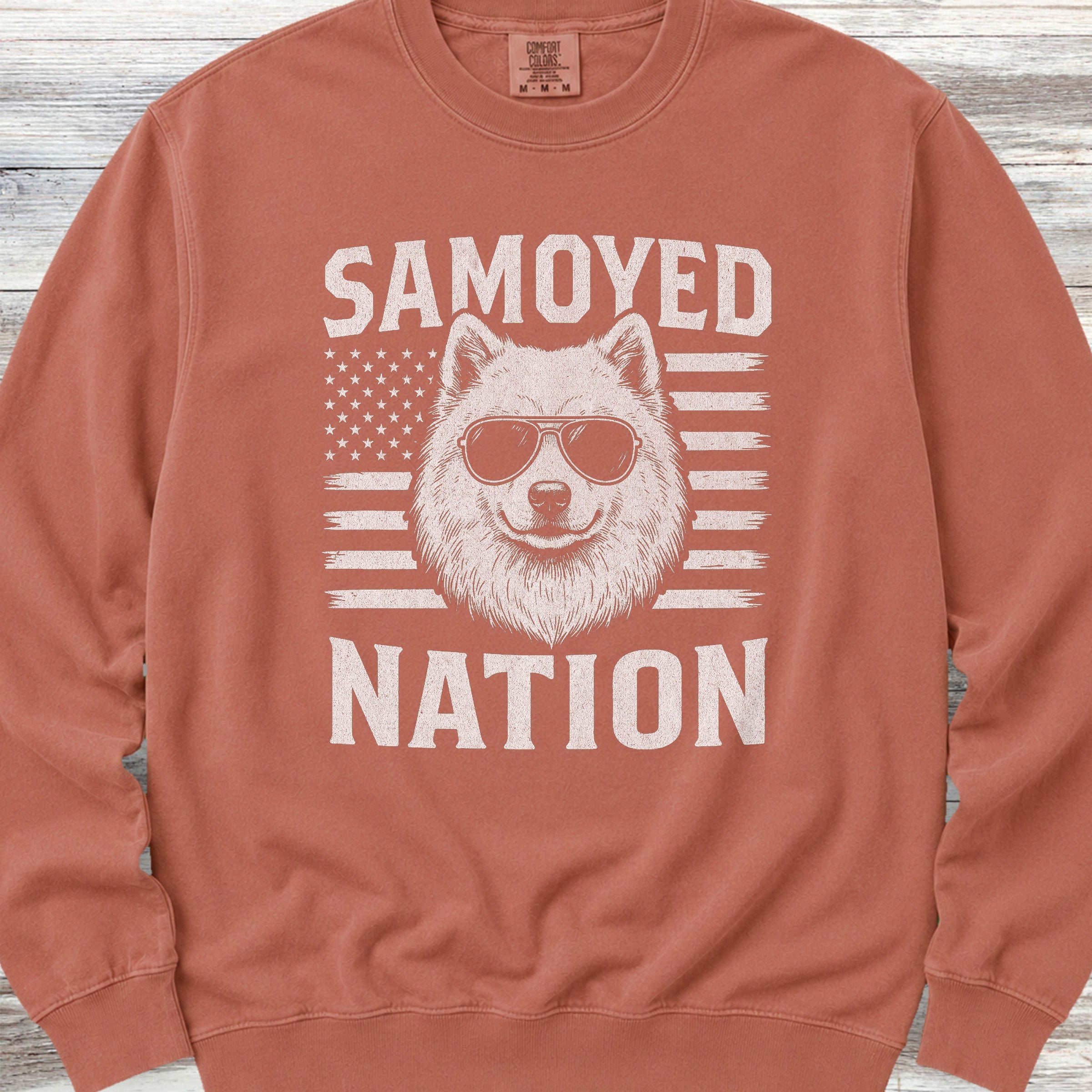 Samoyed Nation Sweatshirt - Terracotta