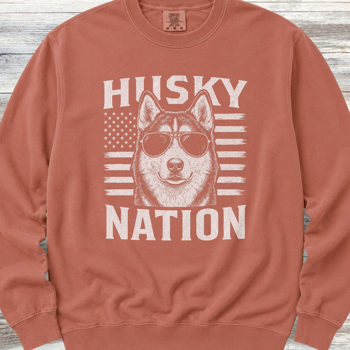 Husky Nation Sweatshirt - Terracotta