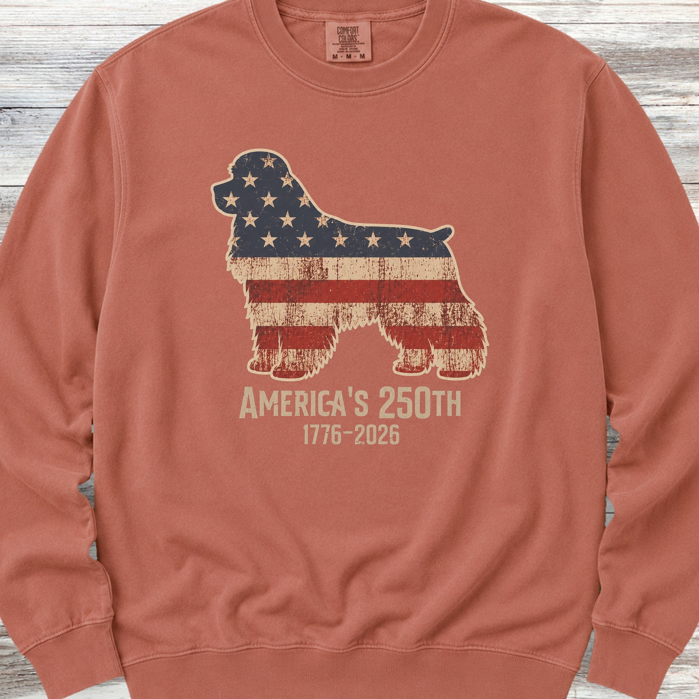 Cocker Spaniel 250 Sweatshirt - Terracotta