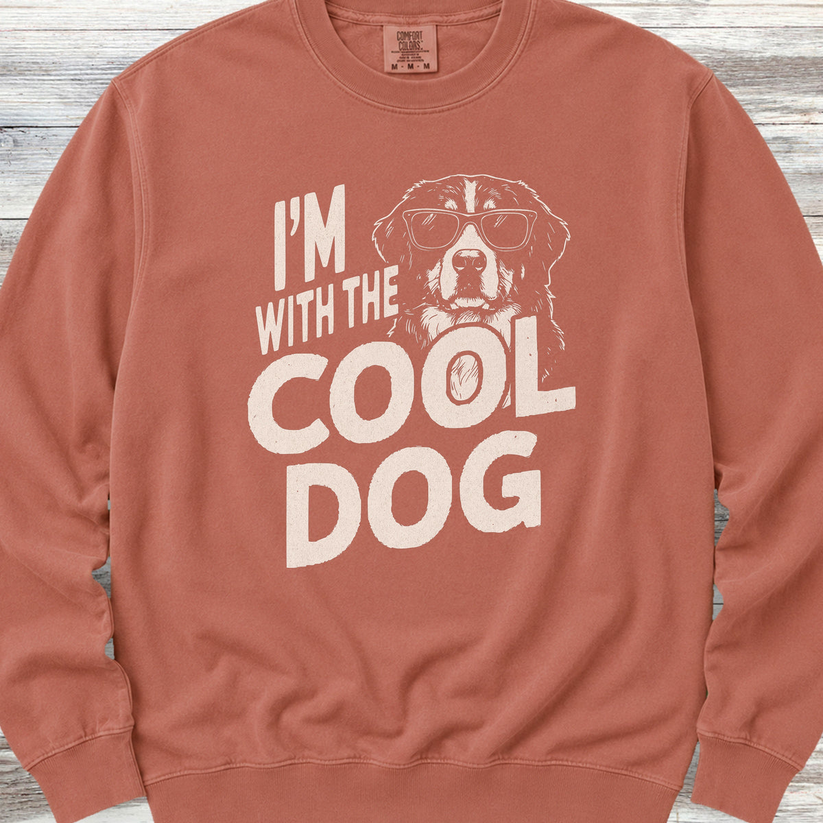 Bernese Mountain Dog Cool Sweatshirt - Terracotta