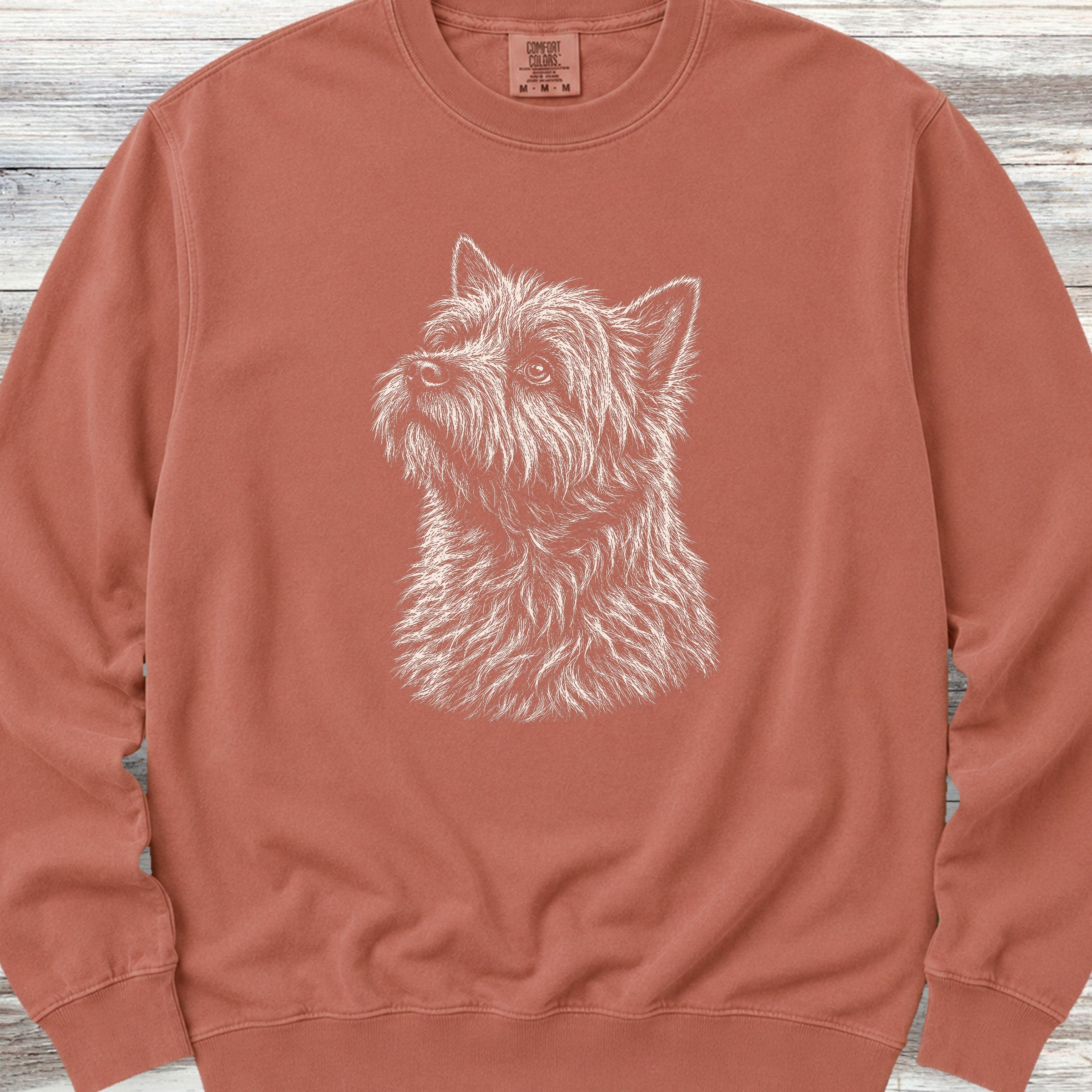 Cairn Terrier Loyalty Sweatshirt - Terracotta