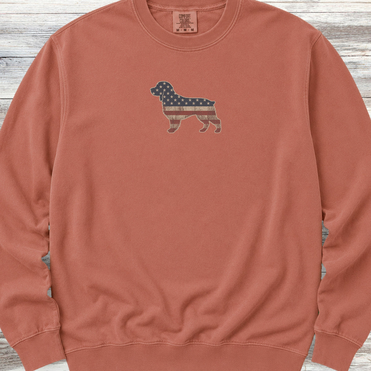 Boykin Spaniel Vintage USA Sweatshirt - Terracotta