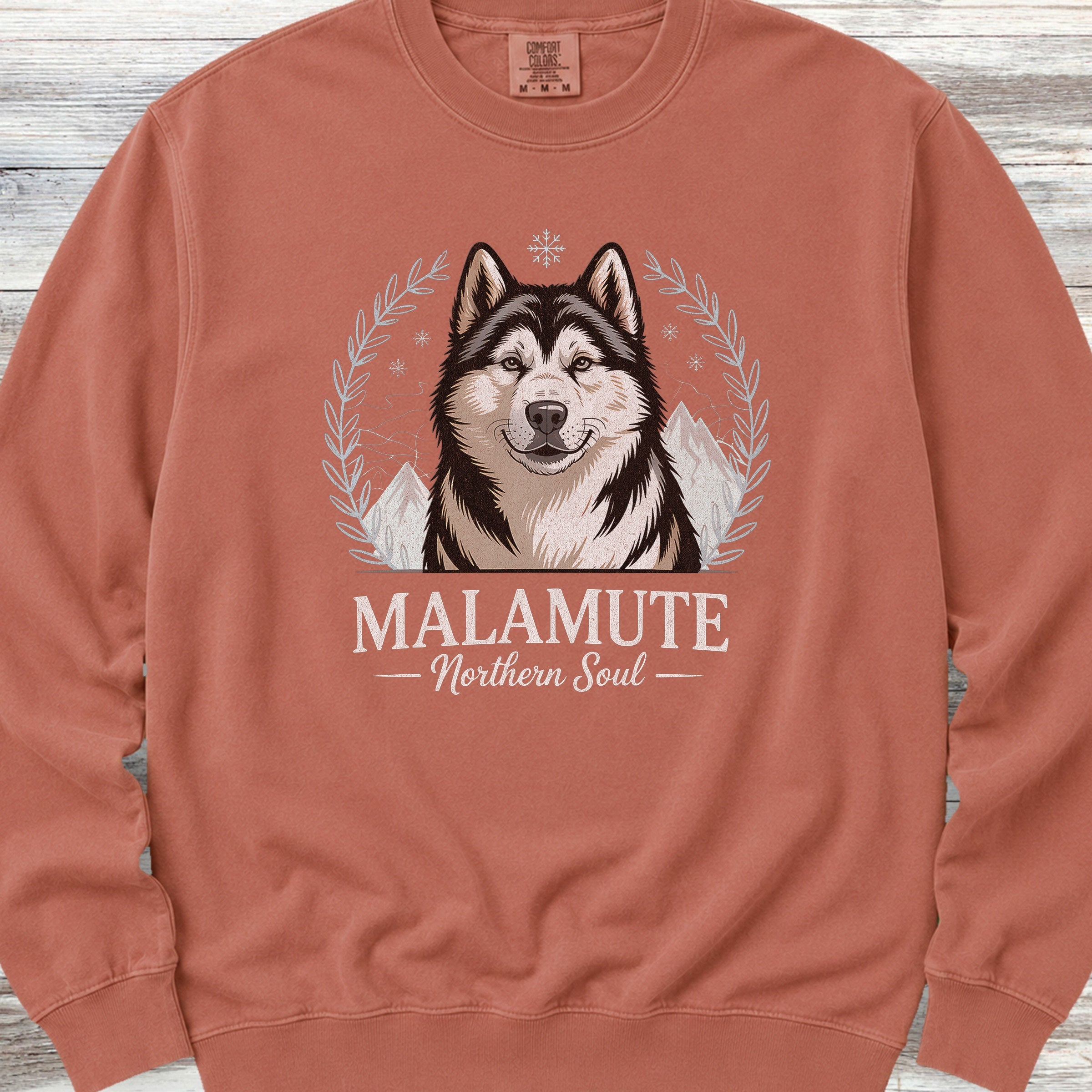 Malamute Northern Soul Sweatshirt - Terracotta